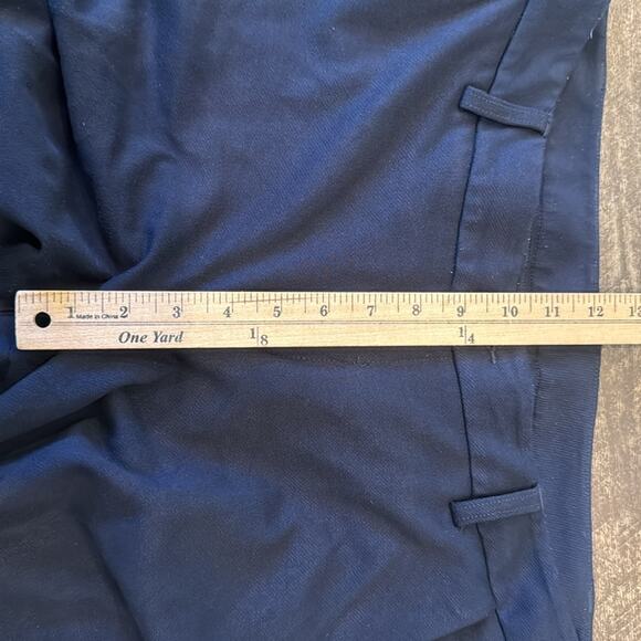 CAbi Women's Ava Slim Ankle Stretch Trouser Pant Navy Size 12 - Picture 5 of 9